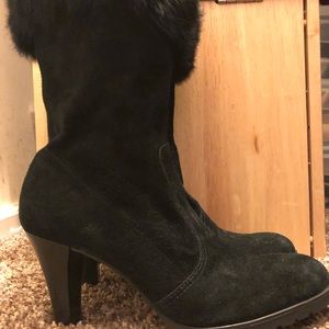 Franco Sarto Suede Boot